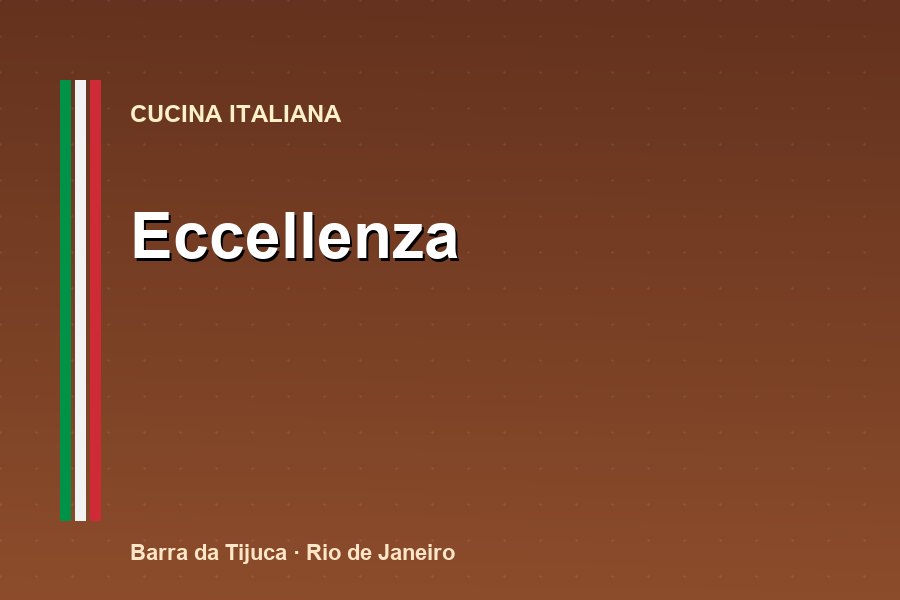 Eccellenza - Italiano na Barra da Tijuca