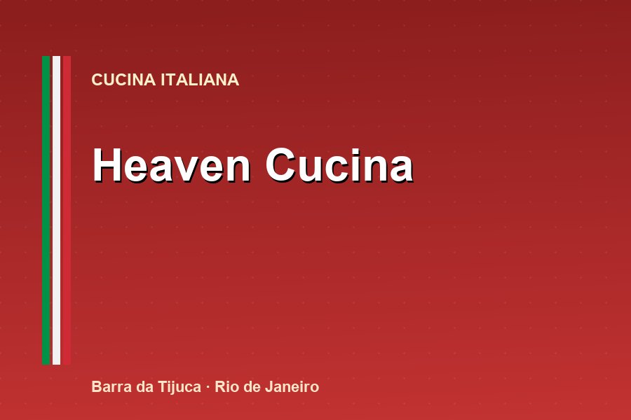 Heaven Cucina - Italiano na Barra da Tijuca