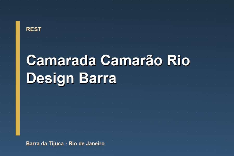 Camarada Camarão Rio Design Barra - Frutos do Mar na Barra da Tijuca