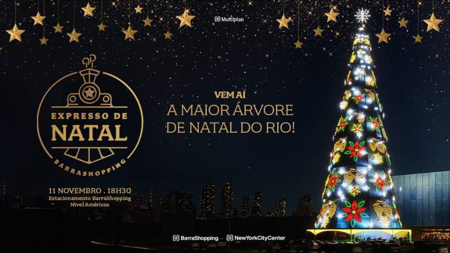 Árvore de Natal do Barrashopping - Inauguração das decorações de Natal - News - Barra da Tijuca