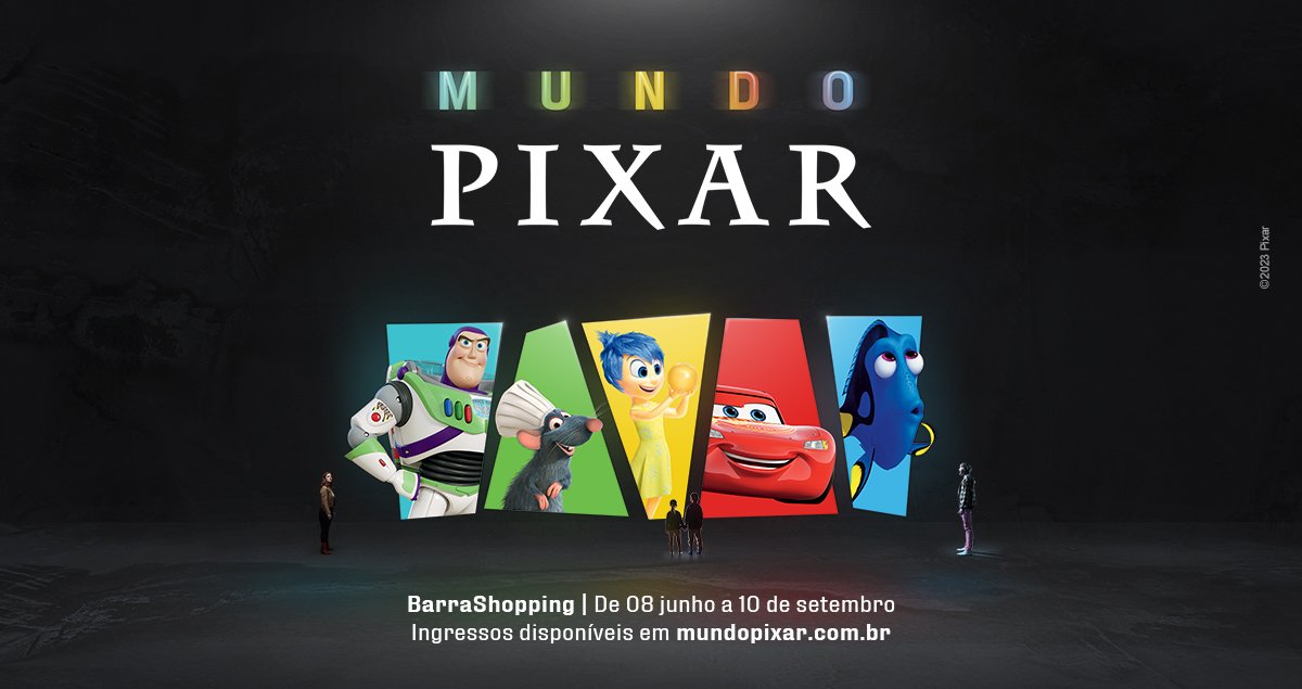 Mundo Pixar BarraShopping - Diversão - Barra da Tijuca