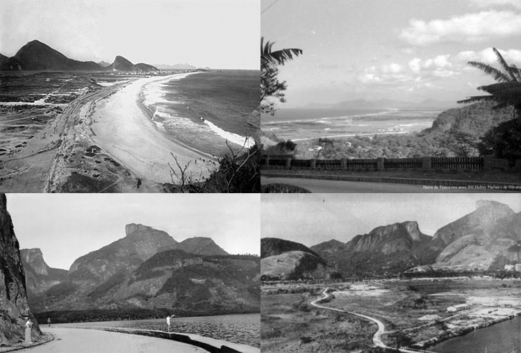 Barra da Tijuca antigamente — antes da urbanização, vista original do bairro